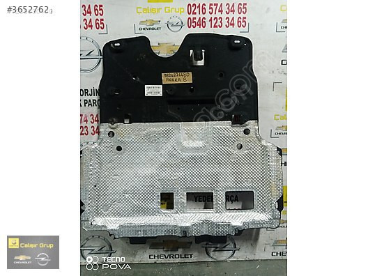 OPEL CORSA F MOTOR ALT MUHAFAZA OEM 9824226480 ÇIKMA SÖKME