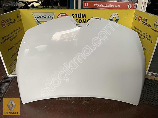 RENAULT CLİO 4 MOTOR KAPUTU BEYAZ ORJİNAL ÇIKMA PARÇALAR