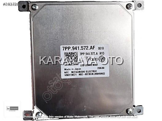 VW Tiguan 2016-2019 FAR BEYNİ 7PP941572AF SIFIR KODLU