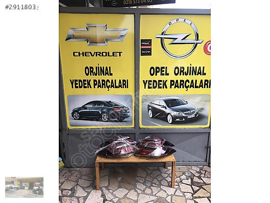 Opel insignia makyajlı kasa sağ sol takım stoplar ORJİNAL OTO