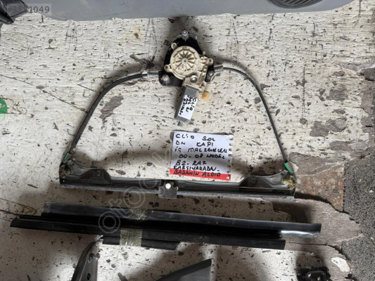 Renault Clio Symbol Elektrikli Sol Ön Kapı Cam Krikosu