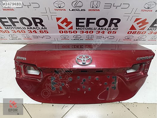 TOYOTA COROLLA BAGAJ KAPAĞI ÇIKMA ORİJİNAL PARÇA 2013-2018