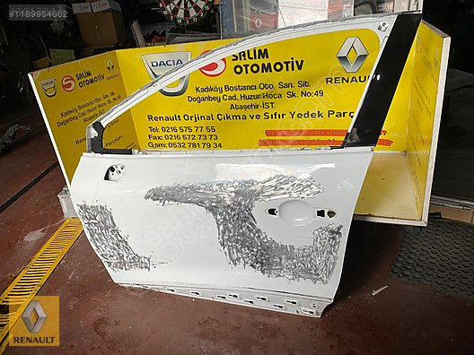 RENAULT CLIO 4 ÇIKMA ORJİNAL SOL ÖN KAPI VE DİĞER PARÇALARI