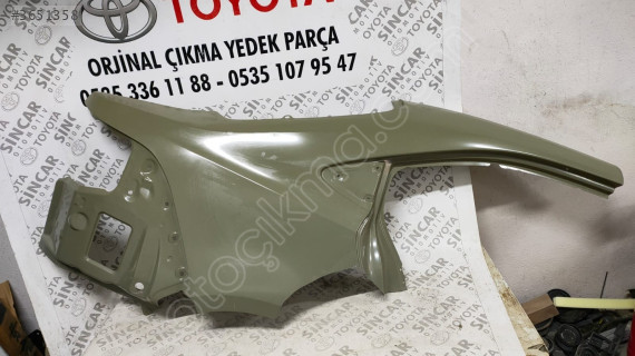 TOYOTA COROLLA 2019 2025 SAĞ ARKA ÇAMURLUK SIFIR ORJİNAL