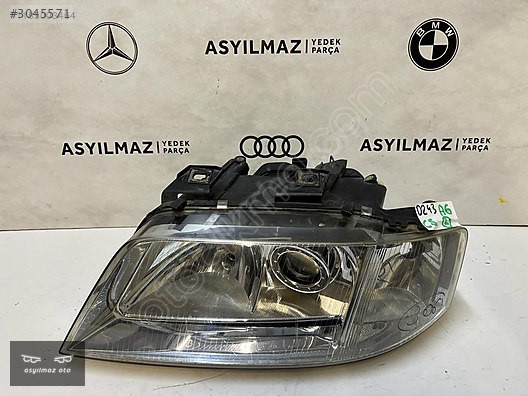 AUDİ A6 SOL FAR ORJİNAL OEM:4B0941029K