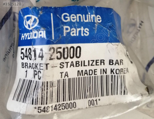 54814 25000 HYUNDAI ACCENT VİRAJ DEMİRİ KELEPÇESİ