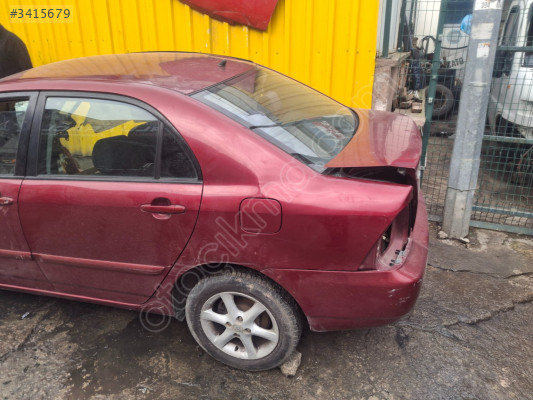 TOYOTA COROLLA SOL ARKA KAPI ÇIKMA ORJİNAL 2002 2007