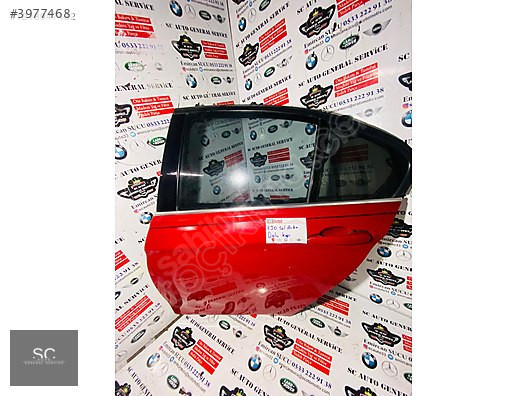 BMW F30 KIRMIZI SOL ARKA KAPI BOYASIZ DOLU