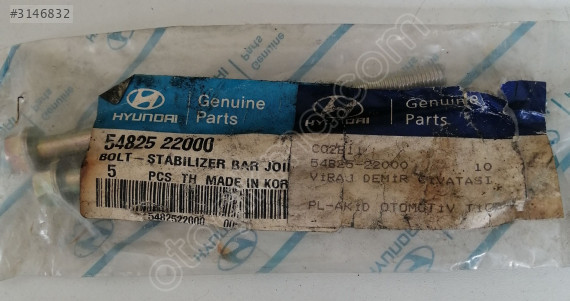 54825 22000 HYUNDAI ACCENT VİRAJ DEMİR CIVATASI