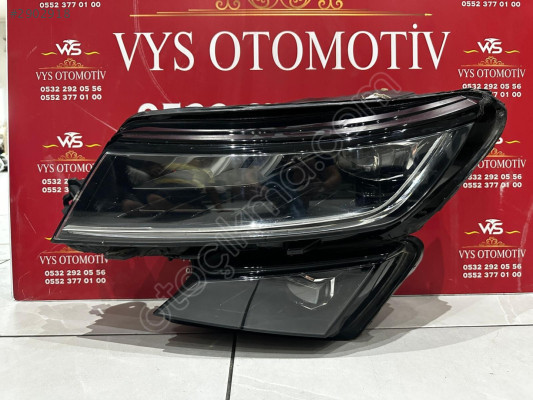 SKODA KODİAQ SOL ÖN FAR ORJ ÇIKMA 2019-2021