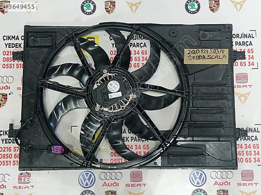 SKODA SCALA KOMPLE FAN OEM 2q01212 ÇIKMA SÖKME YEDEK PARÇA