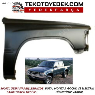 HILUX LN85 ÖN ÇAMURLUK SAĞ SOL 1989 1990 1991 1992 1993 VE ÜZERİ