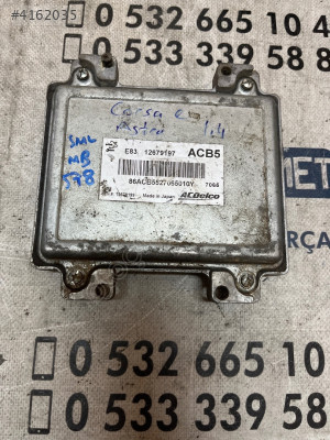 ÇIKMA OPEL CORSA E E83 12679197 ACB5 E8312679197ACB5 MOTOR BEYNİ