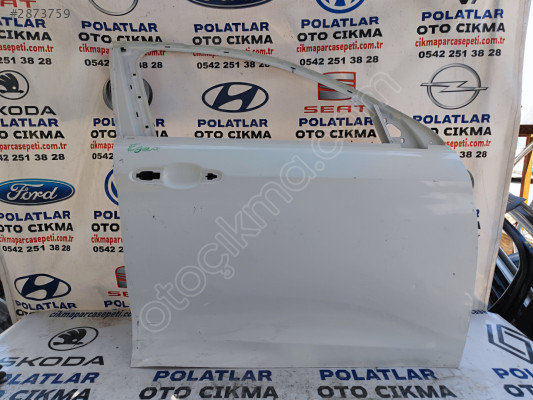 Fiat egea ön sağ kapı orijinal beyaz göçük hasarlı