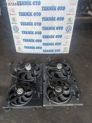 Volkswagen Golf 4 Fan Seti Orijinal 1J0121207G Dizel ve Benzinli