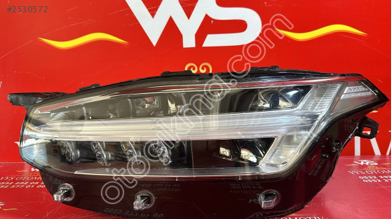 VOLVO XC90 FULLED 2 BEYİNLİ DOLU SOL ÖN FAR ÇIKMA ORJ.