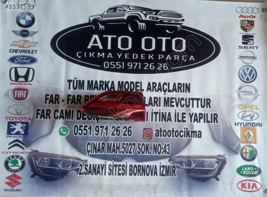 VOLKSWAGEN POLO 21-23 ORJİNAL CIKMA SOL IÇ STOP
