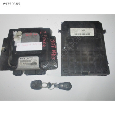 0281010935 9650221480 Peugeot 307 2.0 Motor Beyni Komple Seti