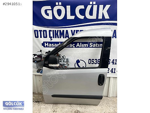 Fiat Doblo 3 - 4 Sol Ön Kapı Gri ORJİNAL
