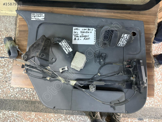 OPEL COMBO SOL SÜRGÜLÜ KAPI MAKARASI VE RAYI 03-07 MODEL