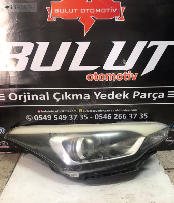 Hyundai i20 sağ ön far 2014 2018