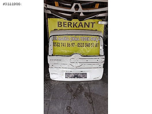 Fiat Fiorino Peugeot Bipper Citroen Nemo eski model bagaj kapağı