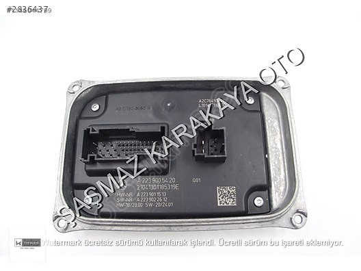 2239005420 MERCEDES S SERİ W223 LED FAR BEYNİ SIFIR KODLU