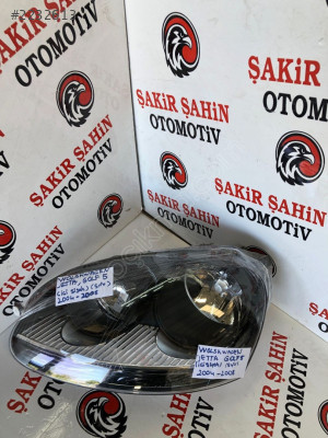 WOLKSWAGEN JETTA GOLF5 İÇİ SİYAH 2004-2008 SIFIR  FAR 