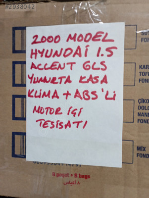 HYUNDAİ ACCENT 1.5 GLS MOTOR İÇİ TESİSATI (KLİMAL+ABS'Lİ)