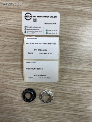 AKS SOMUNU KİLİTLEMESİ BONGO 97- VE SOMUNU