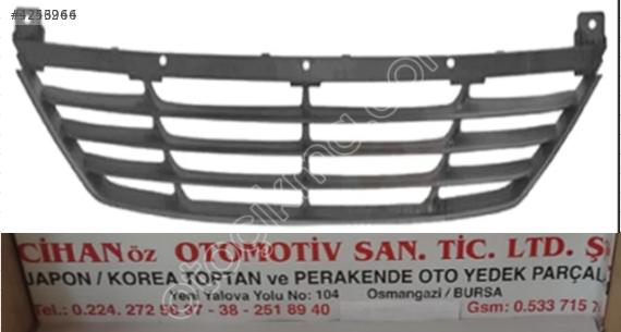 HYUNDAİ İX35 TAMPON IZGARA 2010-2015...