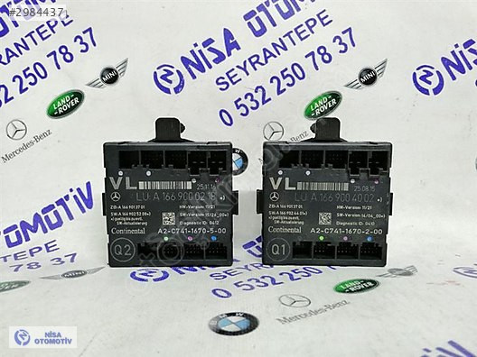 MERCEDES CLA W117 KASA SOL KAPI BEYNİ ORJ ÇIKMA A1669000218
