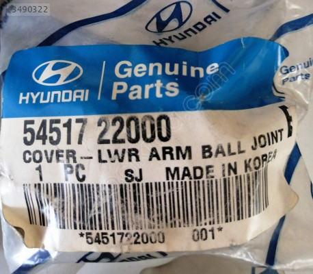54517 22000 HYUNDAI ACCENT ROTİL TOZ LASTİĞİ
