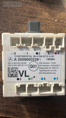 MERCEDES W205 A2059000228 SOL ÖN KAPI BEYNİ OTO FEDAİ