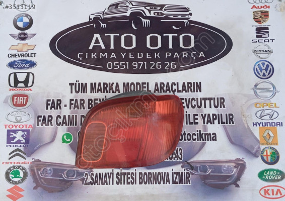 TOYOTA YARİS ORJİNAL ÇIKMA SAĞ STOP