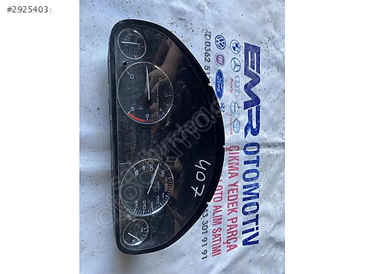 Peugeot 407 gösterge saati EMR OTOMATİV