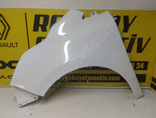 RENAULT YENİ KANGOO SOL ÖN ÇAMURLUK BEYAZ ORJ ÇIKMA RENKAY