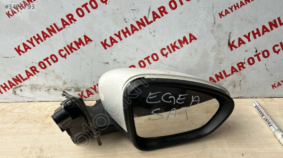 Fiat Egea Modeli Sağ Yan Ayna Çıkma Parçası