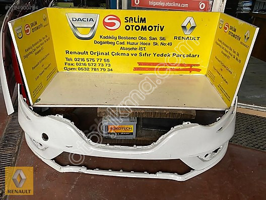 RENAULT MEGAN4 ÖN TAMPON BOŞ CIKMA ORJINAL VE DİGER PARÇ