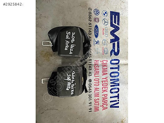 2016 Seat İbiza arka emniyet kemeri EMR OTOMATİV