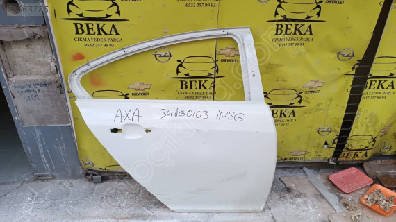 OPEL İNSİGNİA A SAĞ ARKA KAPI ÇIKMA ORJİNAL YEDEK PARÇA