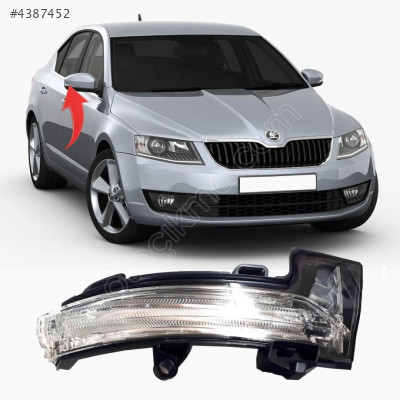 5E0949102 SKODA OCTAVİA 12-18 AYNA SİNYALİ SAĞ