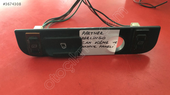 PARTNER BERLİNGO CAM DÜĞME VE DOSYALIK PANELİ ORJ ÇIKMA
