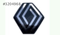 RENAULT CLIO V ON PANJUR ARMASI LOGO 628907974R