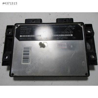 Citroen Xsara 1.9 Motor Beyni R04080031B 9641390180 9646677980