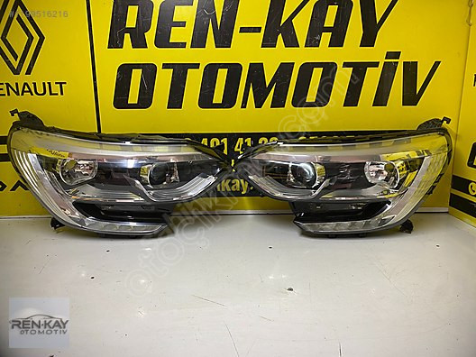 RENAULT MEGAN 4 MAKYAJLI KASA SAĞ SOL FAR ORJ KROM RENKAY OTO