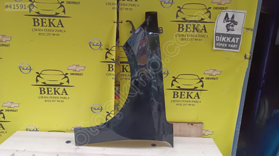 OPEL ASTRA L SOL ÖN ÇAMURLUK SİYAH ÇIKMA ORJİNAL YEDEK PARÇA
