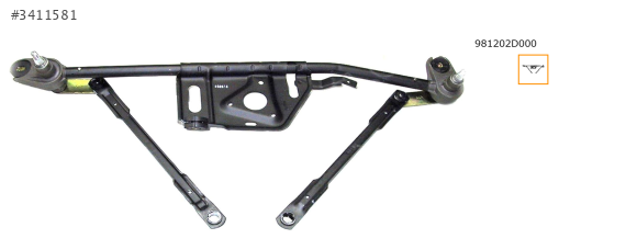 SİLGİ MANEVRA KOLU HYUNDAI ELENTRA 02-05 98120-2D000 MANİVELA KOL