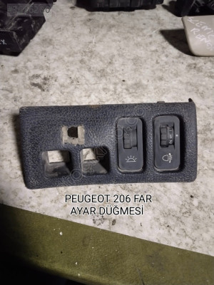 PEUGEOT 206 ORJİNAL İÇ AYDINLATMA VE FAR AYAR DÜĞMESİ