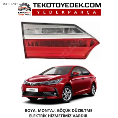 COROLLA ARKA İÇ LEDLİ STOP SAĞ SOL 2017 VE ÜZERİ / KAMPANYA